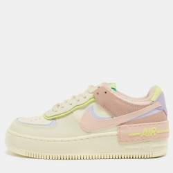 Nike Multicolor Leather AF1 Shadow Cashmere Sneakers Size 38.5