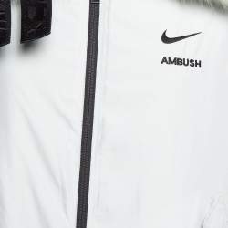 Nike x Ambush Jade Green Faux Fur Reversible Jacket L