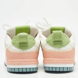 Nike Multicolor Canvas and Alcantara Dunk Low Disrupt 2 Easter Pastel Sneakers Size 37.5