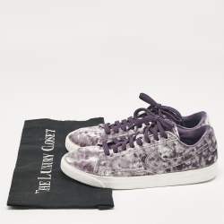 Pre Owned Nike Purple Velvet Blazer Dark Raisin Sneakers Size 38.5