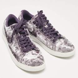 Pre Owned Nike Purple Velvet Blazer Dark Raisin Sneakers Size 38.5