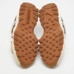 Pre Owned Nike x Jacquemus Beige Leather and Suede Air Humara LX Sneakers Size 39