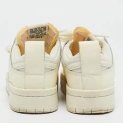 Nike Cream Leather and Mesh Dunk Low Disrupt Coconut Milk Sneakers Size 39