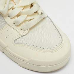Nike Cream Leather and Mesh Dunk Low Disrupt Coconut Milk Sneakers Size 39