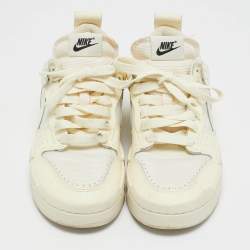 Nike Cream Leather and Mesh Dunk Low Disrupt Coconut Milk Sneakers Size 39