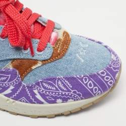 Pre Owned Nike Air Max 1 SP Concepts Far Out Size 39 Multicolor Canvas and Denim Low Top Sneakers