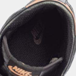 Nike Black/Bronze Quilted Leather Blazer High Top Sneakers Size 40