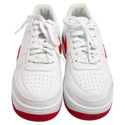 Nike WMNS Air Force 1 White Leather Infinity Sneakers Size 42