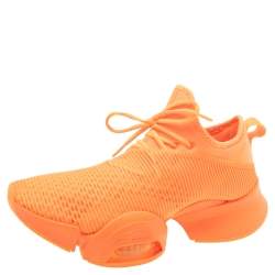 Pre Owned Nike Air Zoom SuperRep Orange Fabric Lace Up HIIT Class Sneakers Size 38