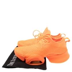 Pre Owned Nike Air Zoom SuperRep Orange Fabric Lace Up HIIT Class Sneakers Size 38