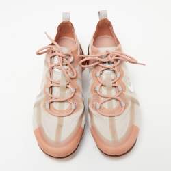 Nike Air Vapormax  Orange/Grey PVC  Lace Up Sneakers Size 40