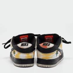 Nike Multicolor Leather SB Dunk Low Raygun Tie-Dye Sneakers Size 38.5