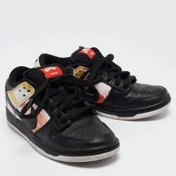 Nike Multicolor Leather SB Dunk Low Raygun Tie-Dye Sneakers Size 38.5