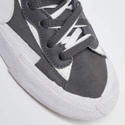 Nike x Sacai Grey Suede Blazer Low Iron Grey Sneakers Size 40