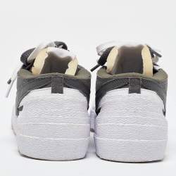Nike x Sacai Grey Suede Blazer Low Iron Grey Sneakers Size 40