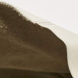 Nina Ricci Beige/Cream Leather and Lizard Ondine Cabas Tote