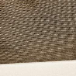 Nina Ricci Beige Fabric Bow Flap Chain Shoulder Bag