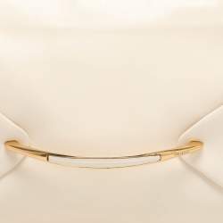 Nina Ricci Cream Leather Clutch