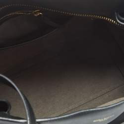 Pre Owned Nina Ricci Black Leather and Suede Medium Marche Tote