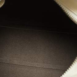 Pre Owned Nina Ricci Marche Small White Leather and Suede Tote