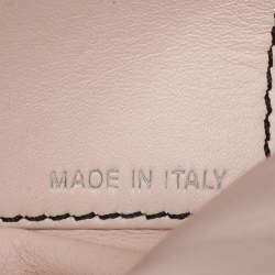 Pre Owned Nina Ricci Pink Satin Baguette Frame Bag