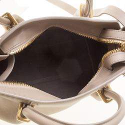 Nina Ricci Beige Leather and Suede Small Marche Tote