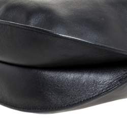 Pre Owned Nina Ricci Black Leather Large Kuti Hobo with Purse