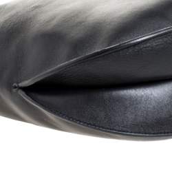 Pre Owned Nina Ricci Black Leather Large Kuti Hobo with Purse