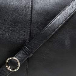 Pre Owned Nina Ricci Black Leather Large Kuti Hobo with Purse