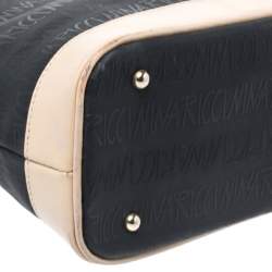 Nina Ricci Black Vinyl Monogram Tote