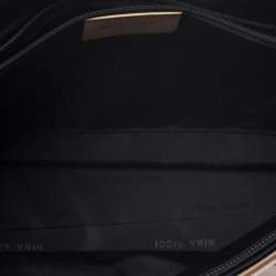 Nina Ricci Black Vinyl Monogram Tote