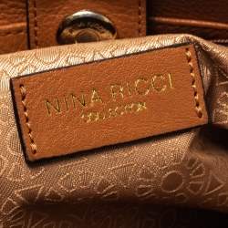 Pre Owned Nina Ricci Collection Tan Leather Tote