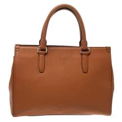 Pre Owned Nina Ricci Collection Tan Leather Tote