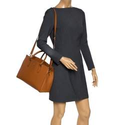 Pre Owned Nina Ricci Collection Tan Leather Tote