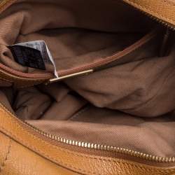 Nina Ricci Brown Leather Front Pocket Flap Shoulder Bag
