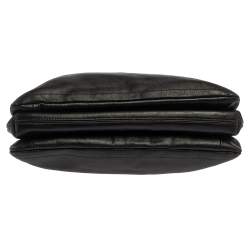 Pre Owned Nina Ricci Black Leather Chain Tote