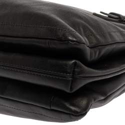 Pre Owned Nina Ricci Black Leather Chain Tote