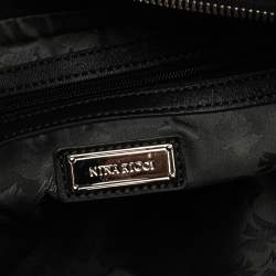 Pre Owned Nina Ricci Black Leather Chain Tote