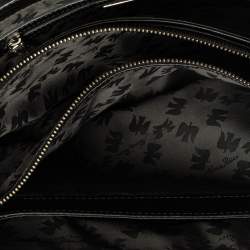 Pre Owned Nina Ricci Black Leather Chain Tote