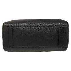 Pre Owned Nina Ricci Black Leather Zipped Tote