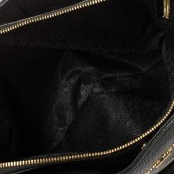 Pre Owned Nina Ricci Black Leather Zipped Tote