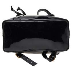 Nina Ricci Black Patent Leather Backpack