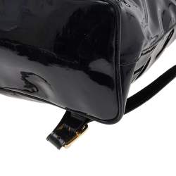 Nina Ricci Black Patent Leather Backpack