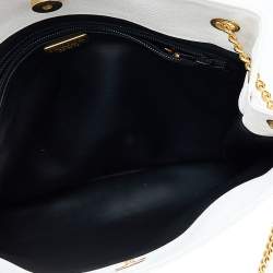 Nina Ricci White Leather Chain Shoulder Bag