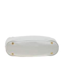 Nina Ricci White Leather Chain Shoulder Bag