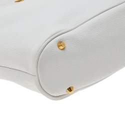 Nina Ricci White Leather Chain Shoulder Bag