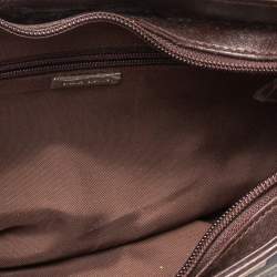 Nina Ricci Tobacco Printed Nylon Shoulder Bag