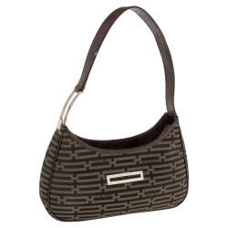 Nina Ricci Tobacco Printed Nylon Shoulder Bag