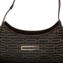 Nina Ricci Tobacco Printed Nylon Shoulder Bag