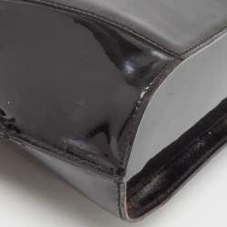 Nina Ricci Black Patent Leather Satchel
